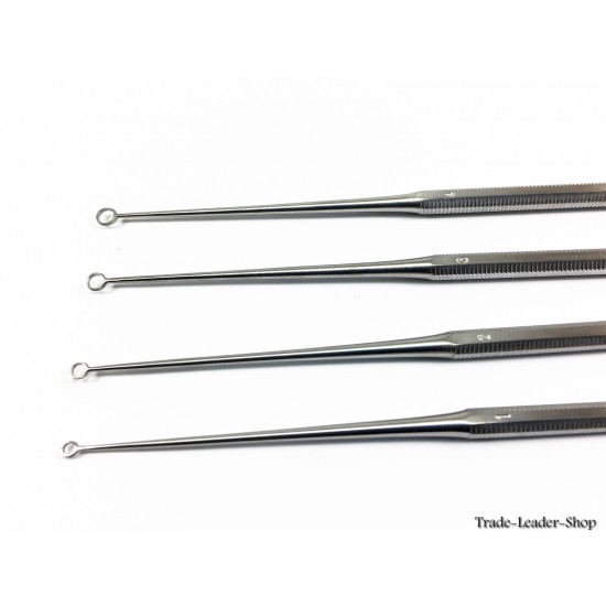 thumbnail image 2 of ODM #3 Buck Ear Curette Blunt - Dental Surgical Instrument, Orthopedics Use 2 of 4