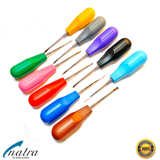10 Pcs white Dental Root Elevators Oral Surgery PDL Luxating Tooth loosening