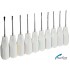 10 Pcs white Dental Root Elevators Oral Surgery PDL Luxating Tooth loosening