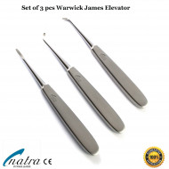 Root Elevators Set of 3 Oral Surgery Luxating Warwick James Elevator Set