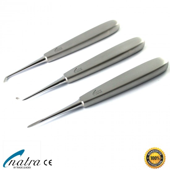 Root Elevators Set of 3 Oral Surgery Luxating Warwick James Elevator Set Root Elevators Set of 3 Oral Surgery Luxating Warwick James Elevator Set