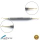 Composite Set 5 Pcs GOLD Dental Filling Instrument Probe Spatula Plugger CE NATRA Germany Composite Set 5 Pcs GOLD Dental Filling Instrument Probe Spatula Plugger CE NATRA Germany