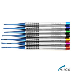 7 pcs Root Elevator Luxating PDL Dental Instruments Implant Titan Surgical