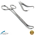 Backhaus Towel Forcep curved clamp pliers 3 Sizes