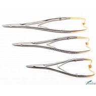Mathieu Needle Holder TC  gold surgical suture Dental