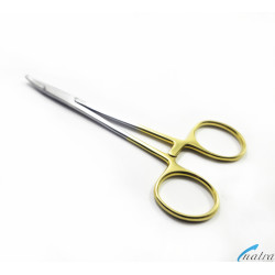 TC Webster Needle Holder 13 cm Curved Smooth gold surgical suture Dental surgery NATRA