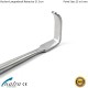 Retractor Kocher Langenbeck wound retractors 21 cm blunt prong surgery surgical
