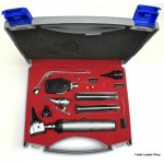 OTOSCOPE SET Otology Specula Mirror Lamp Speculum ENT