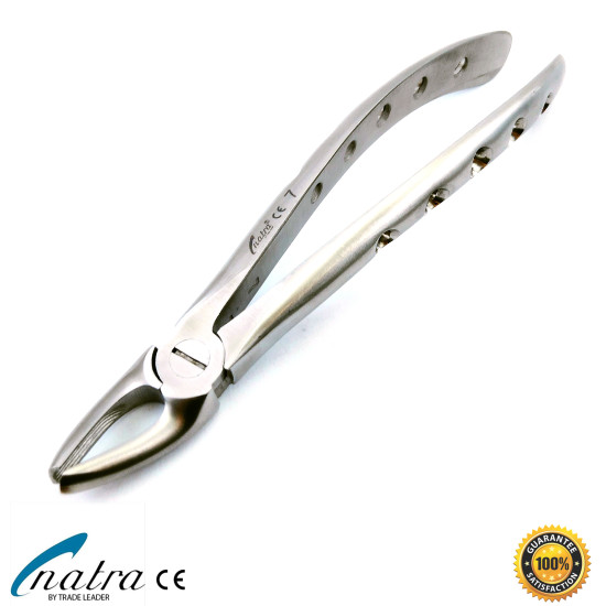 Extracting Forceps Nr. 7 Tooth Root Jaw Molars Dental Oral Extraction Pliers