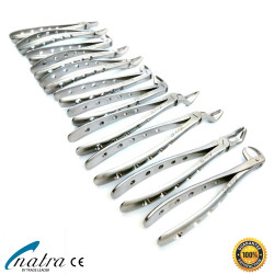 10 pcs Extracting Forceps SET Tooth Root Jaw Molars Dental Oral Extraction Pliers