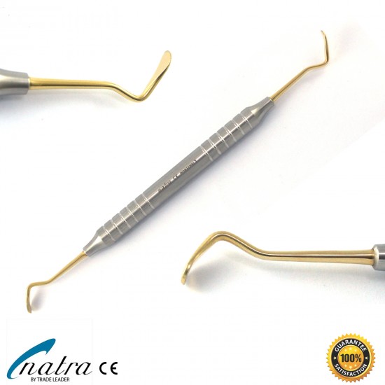 Sinus Set 9 Pcs Gold Polished Elevator Dental Implant Surgical Orthodontic Light Weight