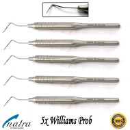 Williams-Fox  Dental probe Set of 5 pcs probe Dental NATRA