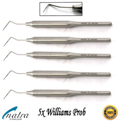Williams-Fox  Dental probe Set of 5 pcs probe Dental NATRA