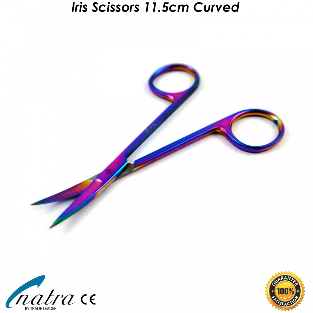 Iris Scissors Curved Tip Surgical Nursing First Aid scissors CE NATRA