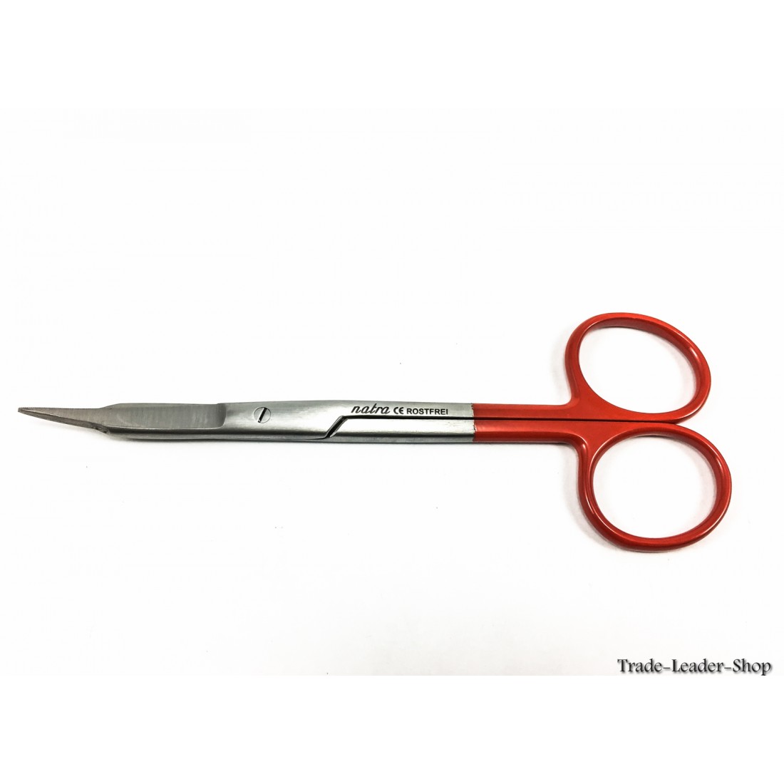 Set Of 4 Goldman-Fox Dental Scissors - 13cm, Serrated, Curved Tip For Surgical Use