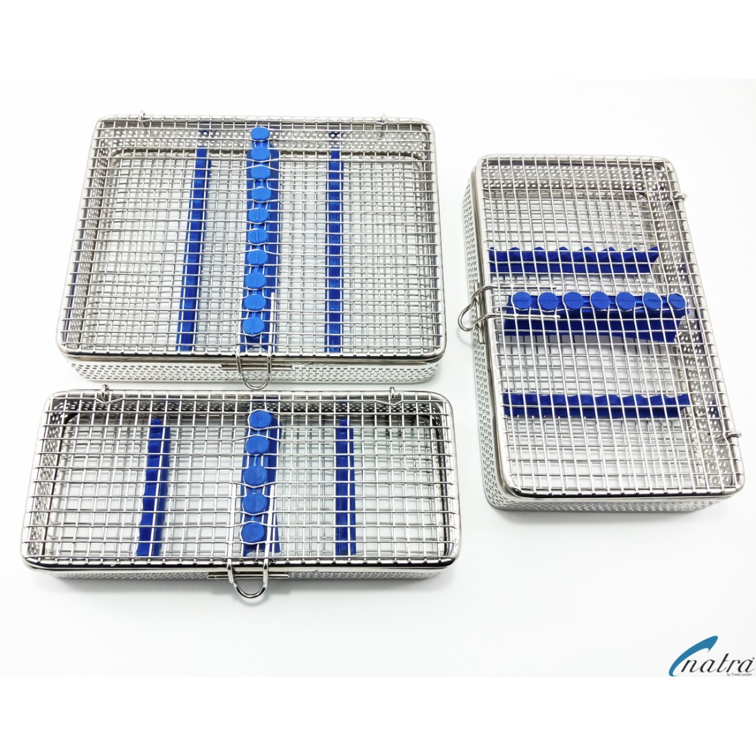 Sterilisation Cassette Rack Tray Surgical Dental 10 instruments NATRA ...