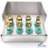 Dental Implant TREPHINE DRILLS KIT 8 Pcs Gold Plasma Coated with FREE Bur Holder CE NATRA Germany