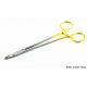 TC DeBakey Needle Holder straight 18 cm suture gold seam surgical NATRA