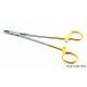 TC DeBakey Needle Holder straight 18 cm suture gold seam surgical NATRA