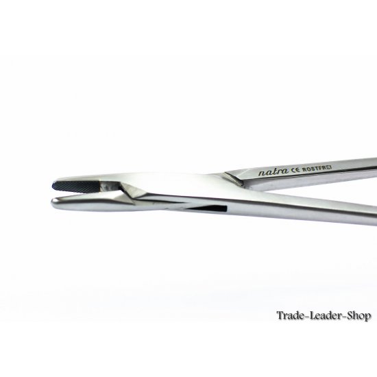 TC DeBakey Needle Holder straight 18 cm suture gold seam surgical NATRA