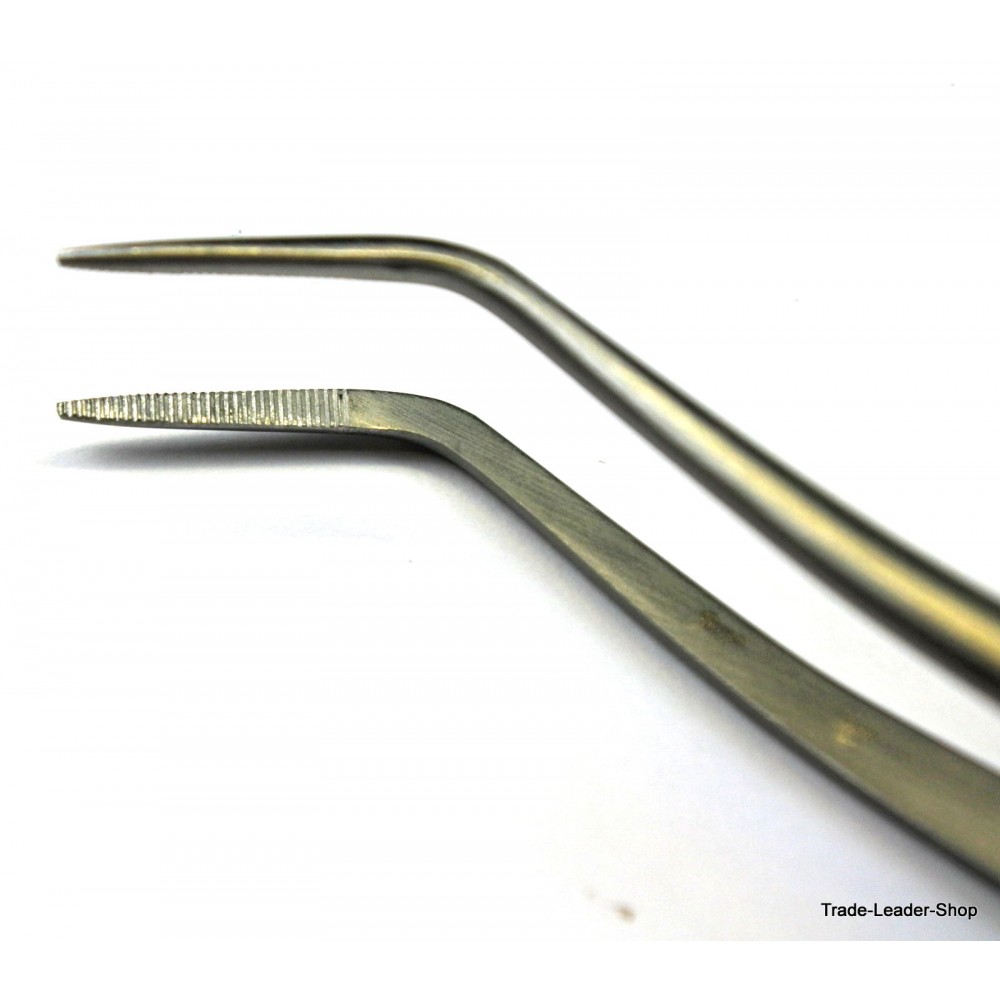 Meriam Tweezer Curved 16 cm Tweezers Dental Surgery Surgical Medical
