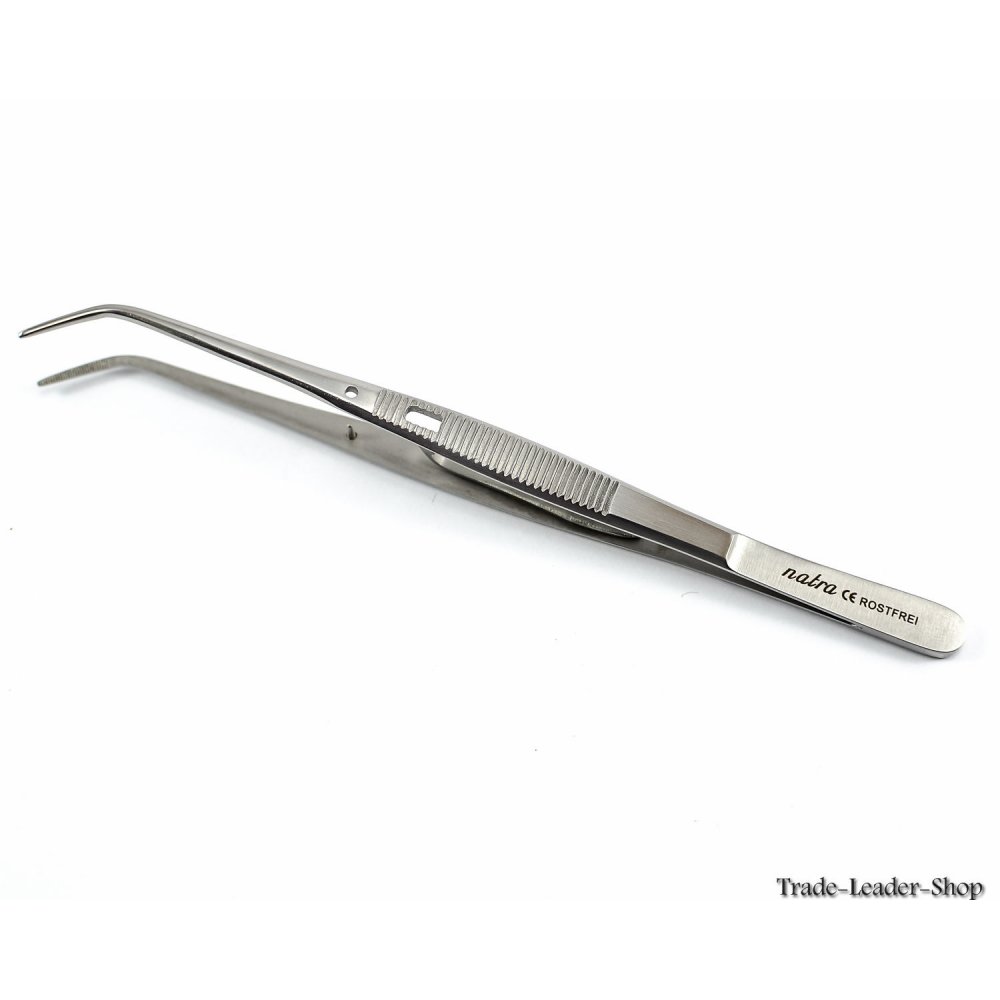 thumbnail image 2 of 5-Pack Thumb Dressing Forceps 6-Inch Stainless Steel Tweezers – Dental & Surgical Use 2 of 4