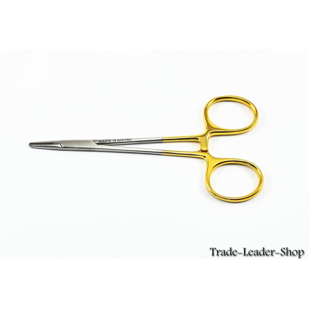 TC Webster Needle Holder Smooth gold surgical suture Dental surgery NATRA