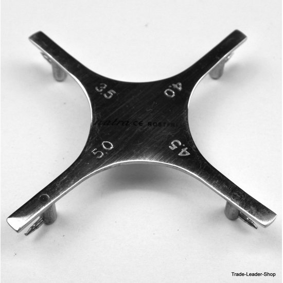 Set of 3 Gauge Bracket Marking Cross Strap Steel Knife Dental KFO Set of 3 Gauge Bracket Marking Cross Strap Steel Knife Dental KFO