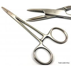 Baumgartner Needle Holder straight 5.5'' 14 cm suture surgical forceps plier