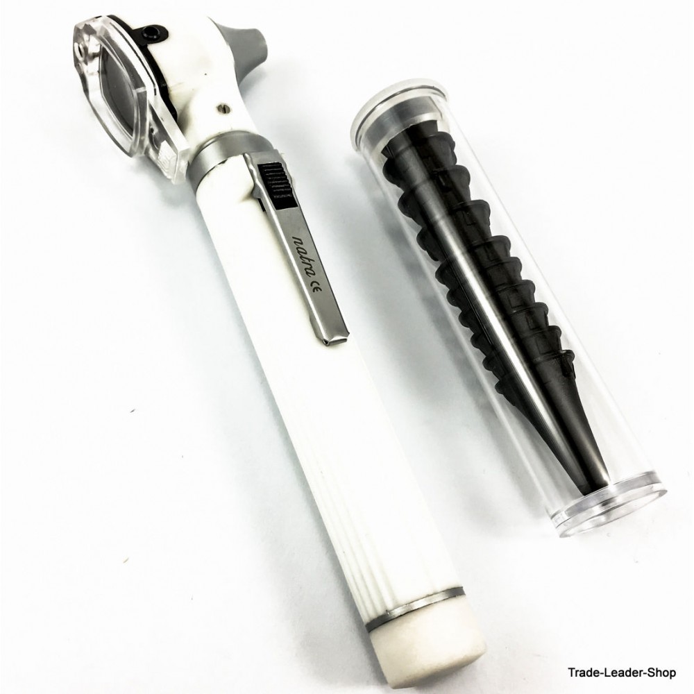 MINI OTOSCOPE SET Fiber Optic Otology Specula Mirror Lamp Speculum ENT