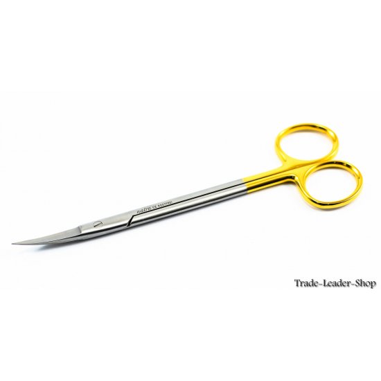 Kelly scissors 16 cm / 18 cm TC curved / Straight pointed gold