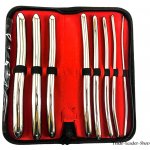 8 Dilator set Uterine Urethral plugs Hegar Gynecology Bougie with pouch ...