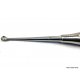 Bruns bone curette Round sharp spoon Fig. 0 dental tissue surgery 17 cm Bruns bone curette Round sharp spoon Fig. 0 dental tissue surgery 17 cm