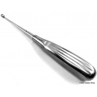 Volkmann bone curette 6x7 mm sharp spoon Fig. 0 dental tissue surgery 17 cm