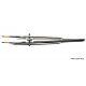 Jacket Grip forceps 15 cm Crown telescope tweezer jaw dental diamond pin plier