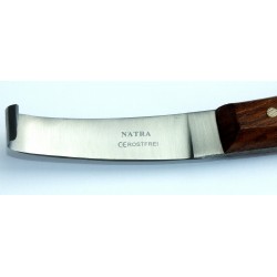 Hoof Knife single-edged wooden handle NATRA Germany horse riding veterinary