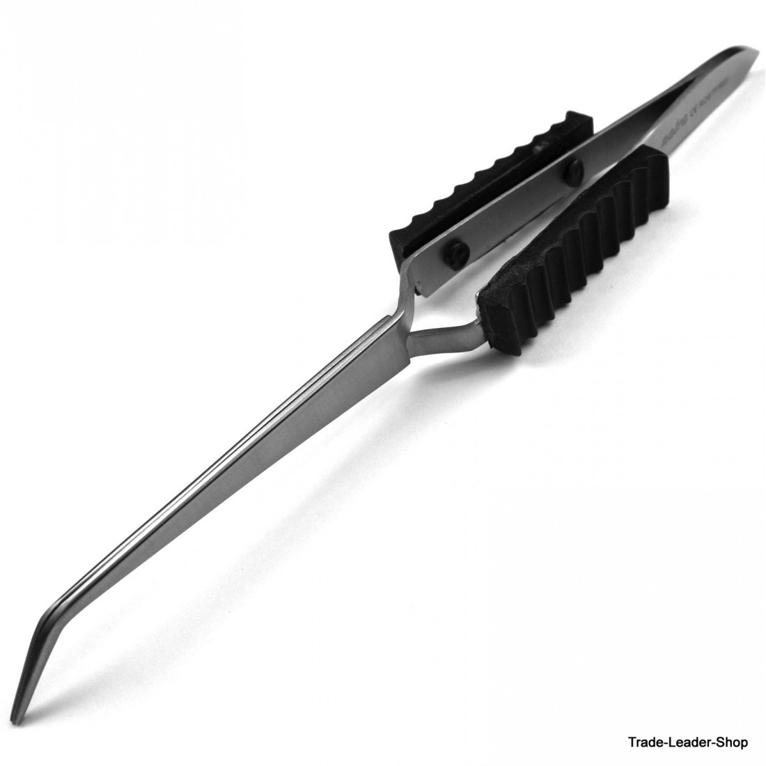 Soldering Tweezers Dental Surgery Surgical clamp cross action curved 17 cm