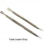 Set of 2 Blackhead Remover Comedone Extractors, Pimples Acne Pores NATRA CE