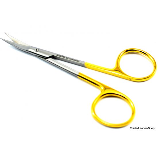 Goldman Fox Scissors TC straight / Curved tip 13 cm