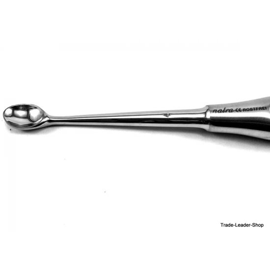 Volkmann bone curette 10x14 mm sharp spoon Fig. 4 dental tissue surgery 17 cm