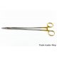 TC Wangensteen Needle Holder straight 28 cm suture gold seam surgical NATRA TC Wangensteen Needle Holder straight 28 cm suture gold seam surgical NATRA