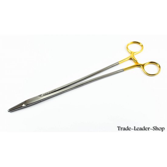 TC Wangensteen Needle Holder straight 30 cm suture gold seam surgical NATRA